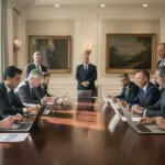 découvrez comment la maison blanche organise des discussions législatives historiques en réunissant des banques et des entreprises de crypto-monnaie pour façonner l'avenir de la finance.