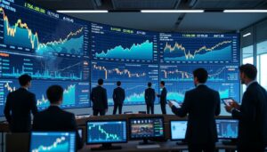 asian markets display mixed trends as us futures rise, despite wall street's ai-driven downturns, highlighting global economic uncertainty and technological impact.