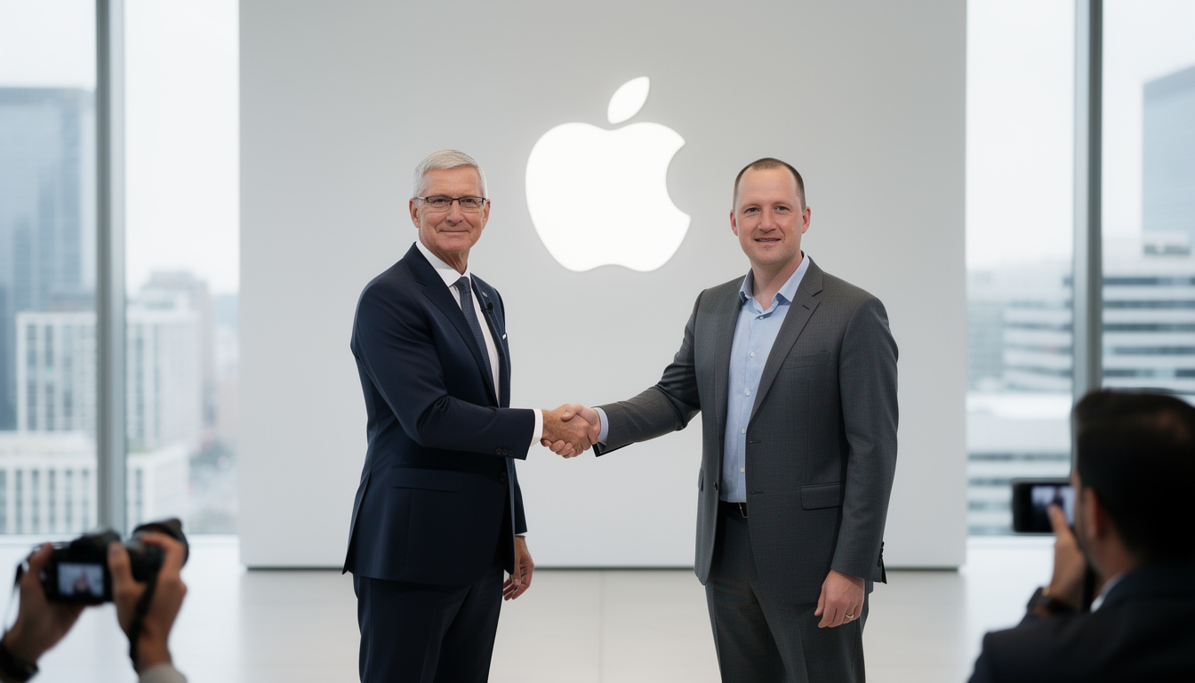 Apple annonce la transition de Tim Cook au poste de président exécutif tandis que John Ternus prend la relève en tant que nouveau PDG, marquant un nouveau chapitre dans la direction de l’entreprise.