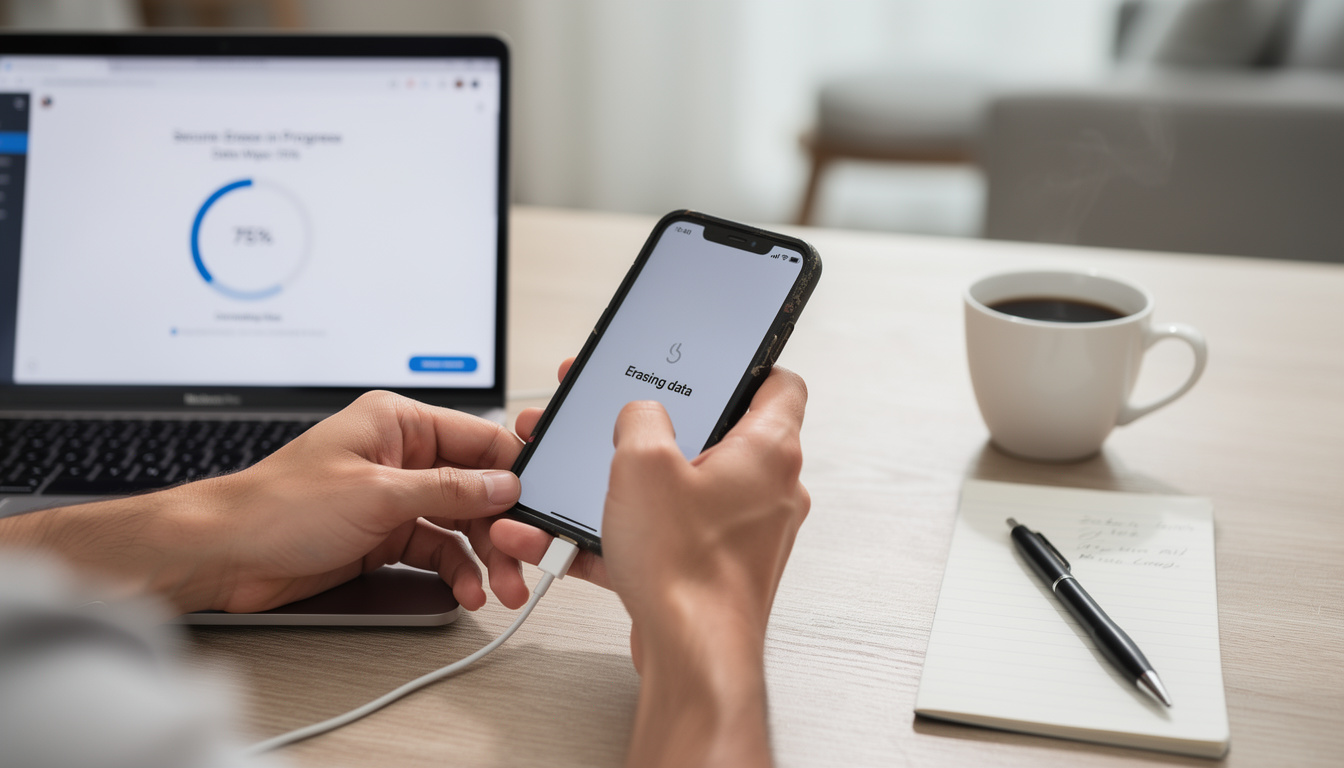 apprenez à vendre votre ancien téléphone en toute sécurité grâce à notre guide complet d’effacement des données. protégez vos informations personnelles et assurez une transaction sécurisée avec des instructions étape par étape.