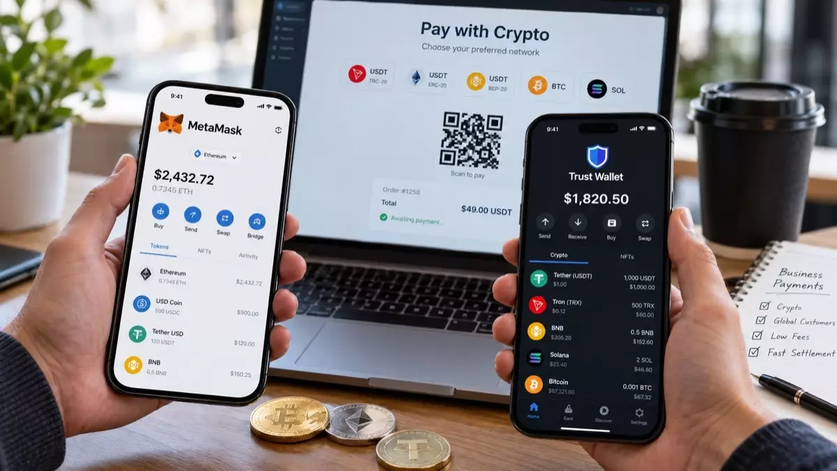 MetaMask vs Trust Wallet: Which Suits Receiving Business Payments